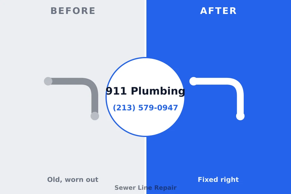 Before and after: plumbing repair Haleyville, AL